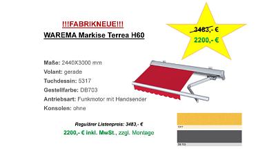WAREMA Markise Terrea H60