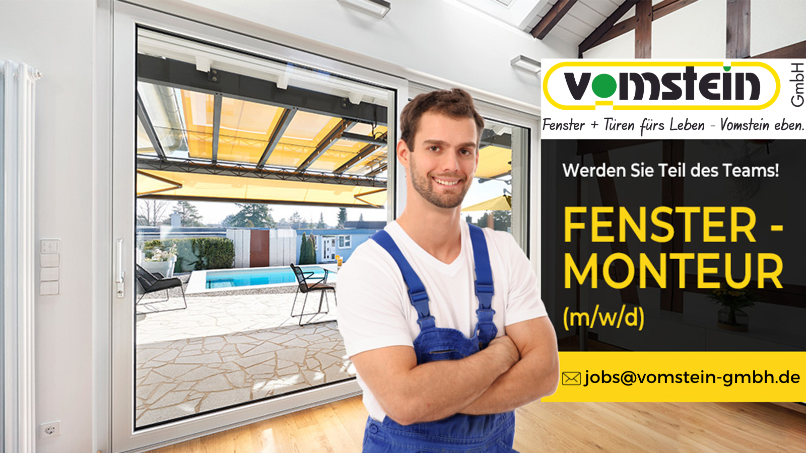 Fenstermonteur mwd Stellenanzeige Jobs Vomstein GmbH Fenstermonteur mwd Stellenanzeige Jobs Vomstein GmbH